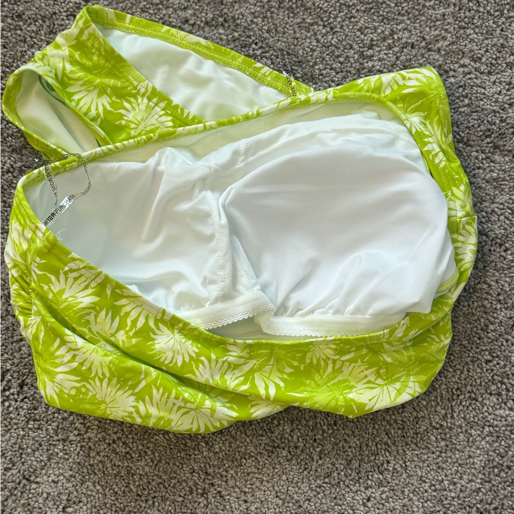 Micheal Kors lime green one piece nwot - Picture 5 of 7